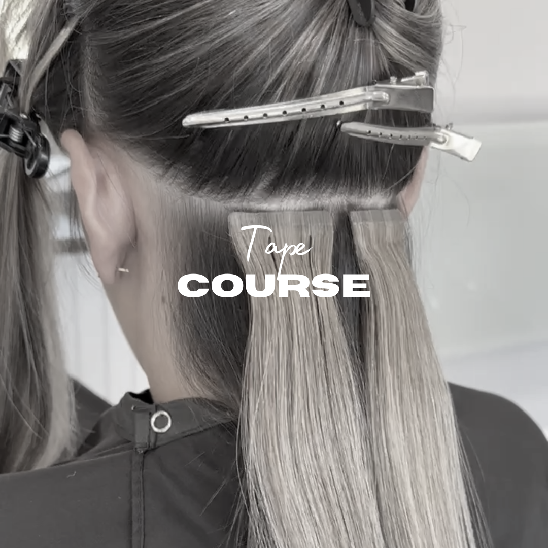 Tape hair extensions training course