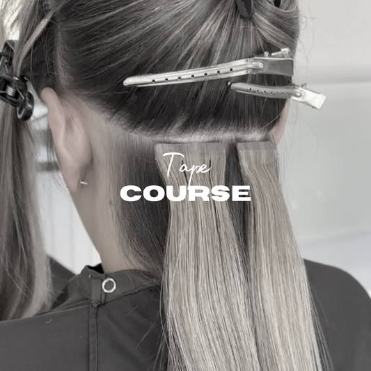 Tape hair extensions training course
